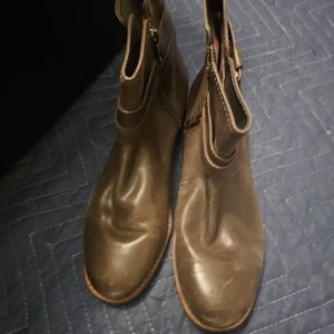 Sperry Top Sider Leather with Buckle and Flat Heel